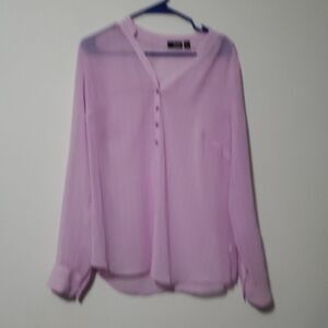 ANA WOMAN SHEER TOP L